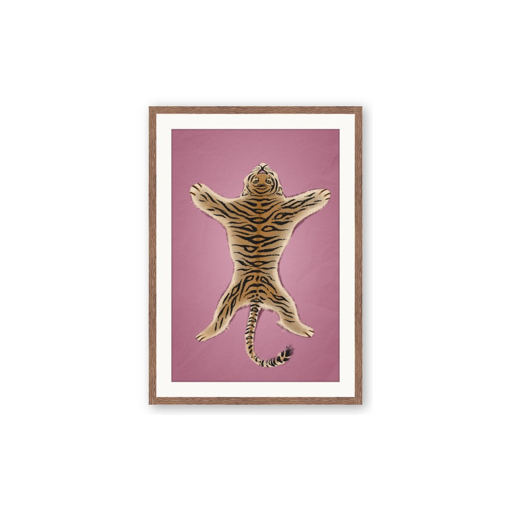 Tiger on Pink