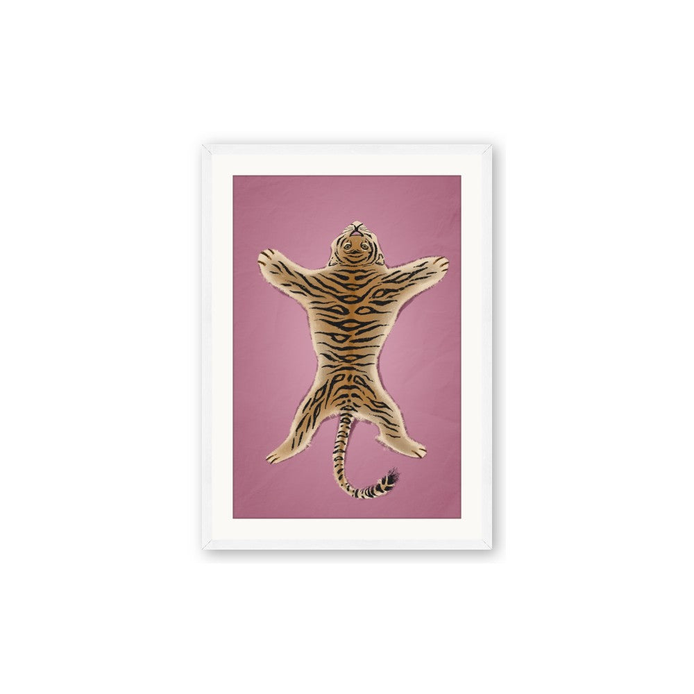 Tiger on Pink