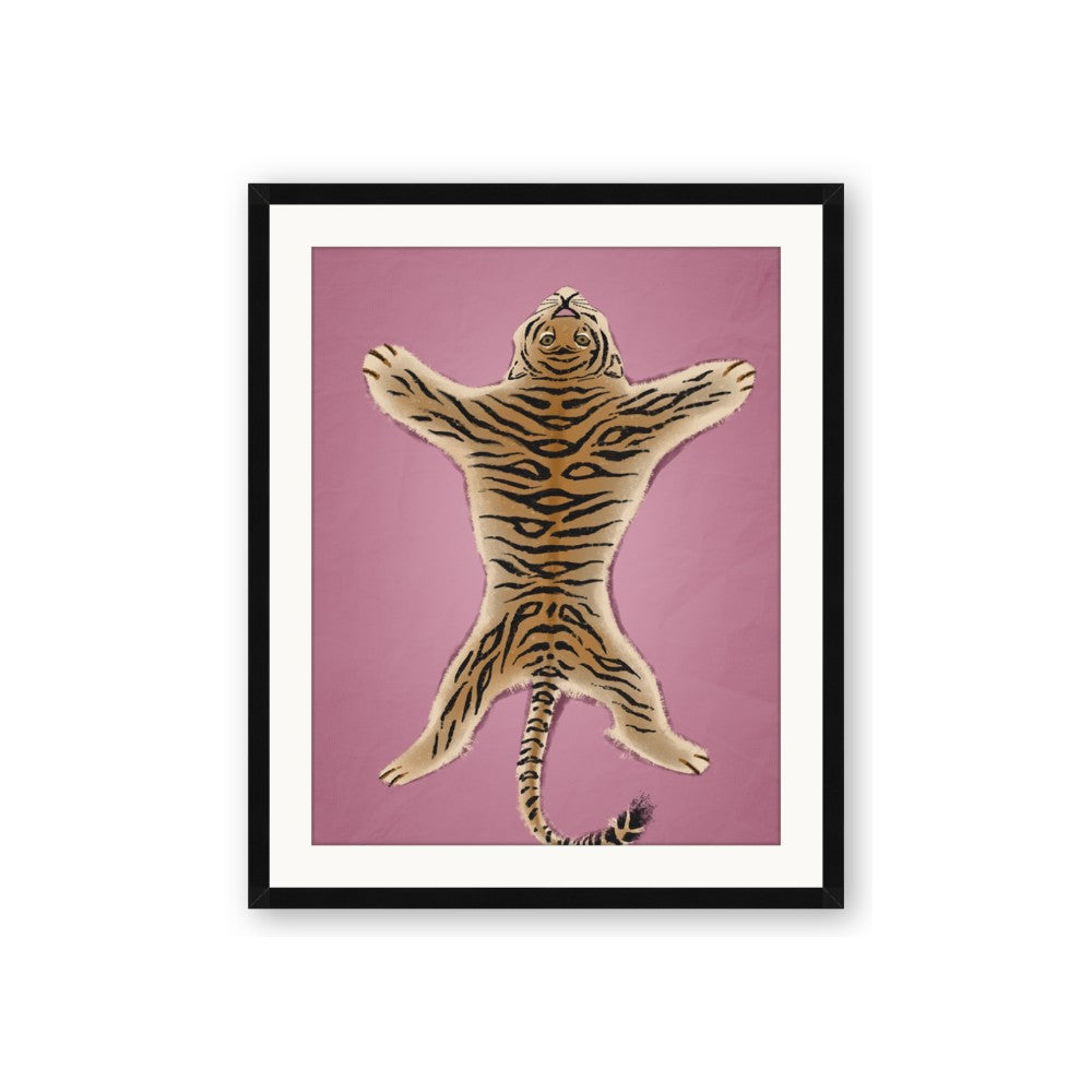 Tiger on Pink