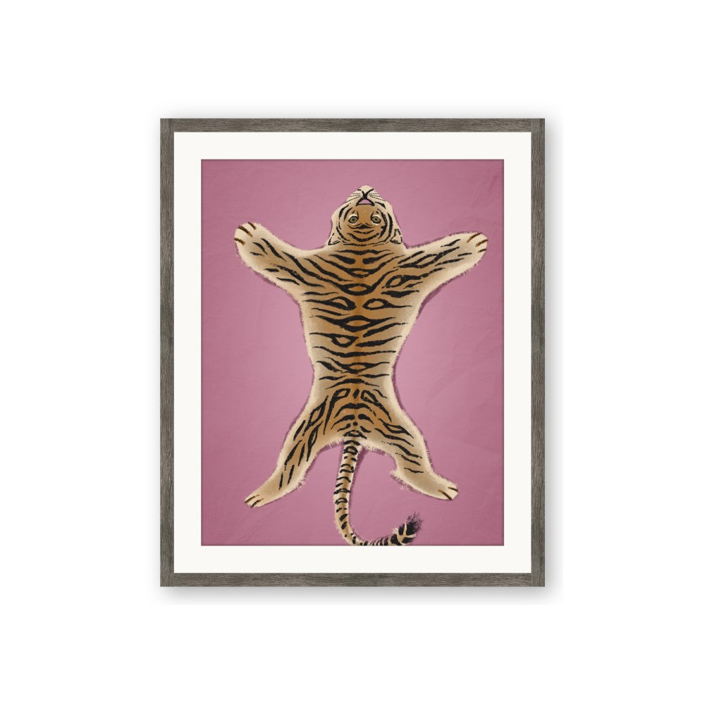 Tiger on Pink