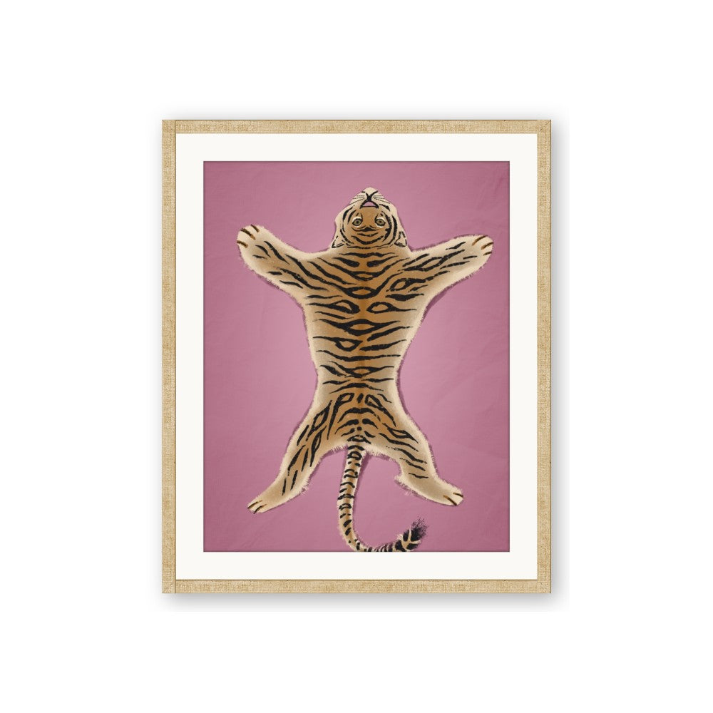 Tiger on Pink