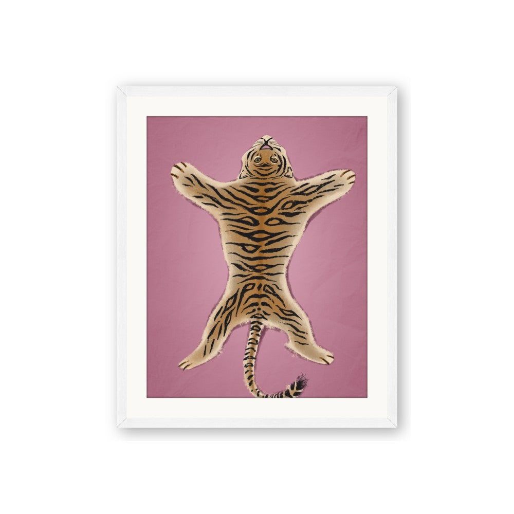 Tiger on Pink