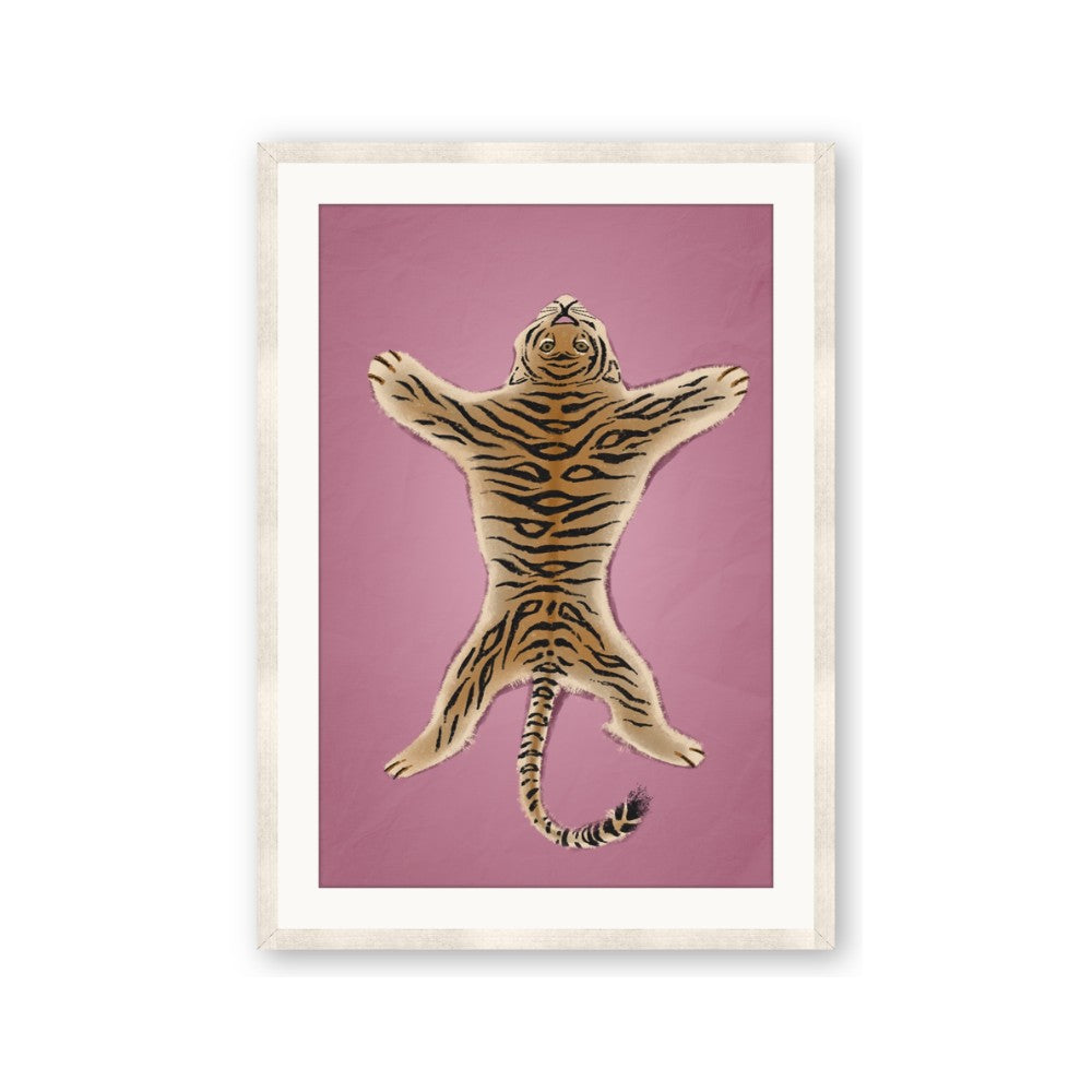 Tiger on Pink
