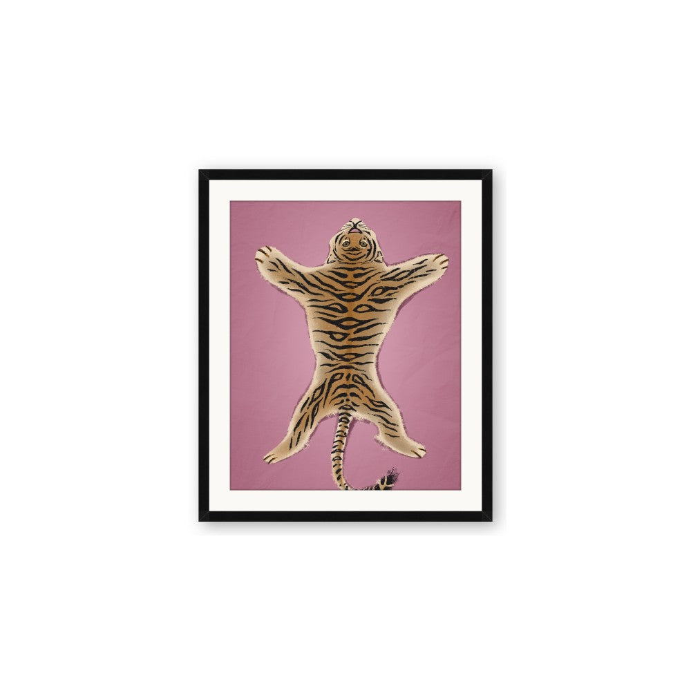 Tiger on Pink