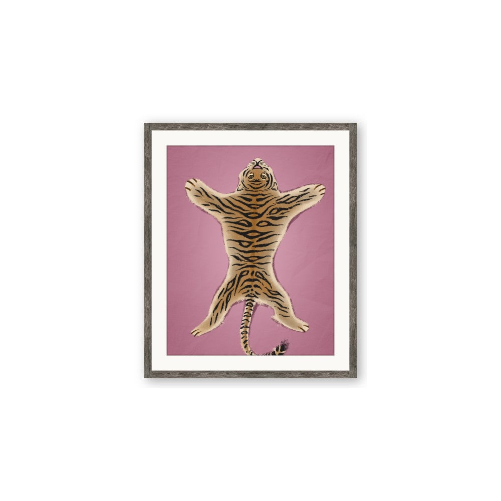 Tiger on Pink