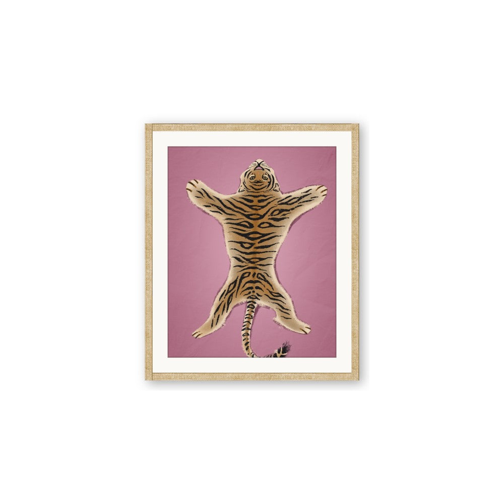 Tiger on Pink