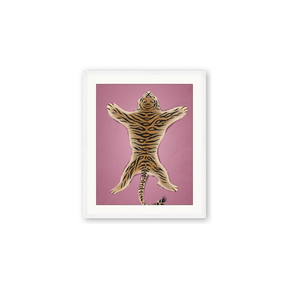 Tiger on Pink