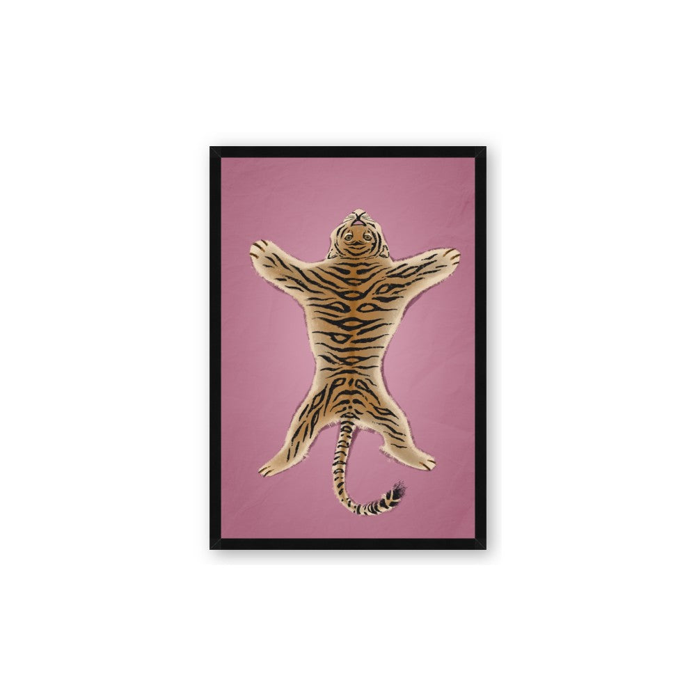 Tiger on Pink