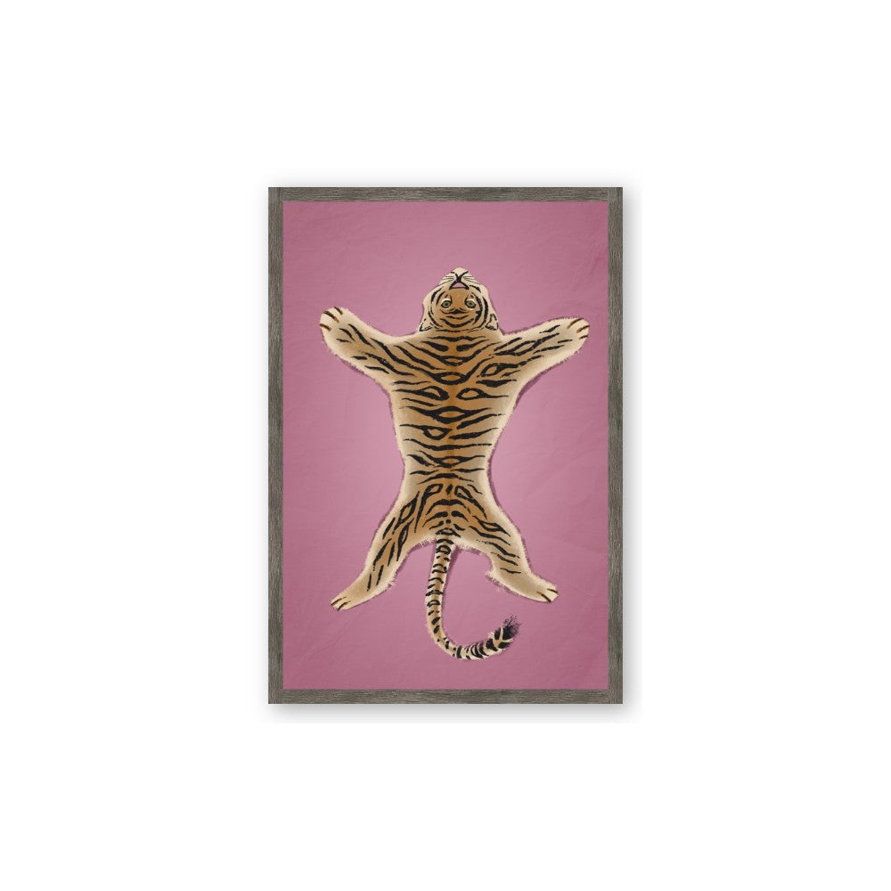 Tiger on Pink