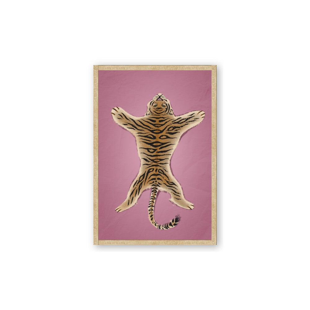 Tiger on Pink