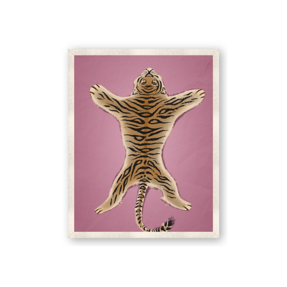 Tiger on Pink