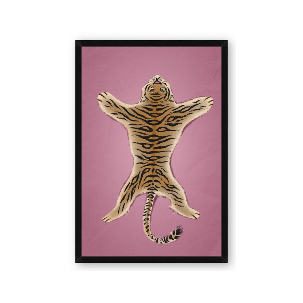 Tiger on Pink