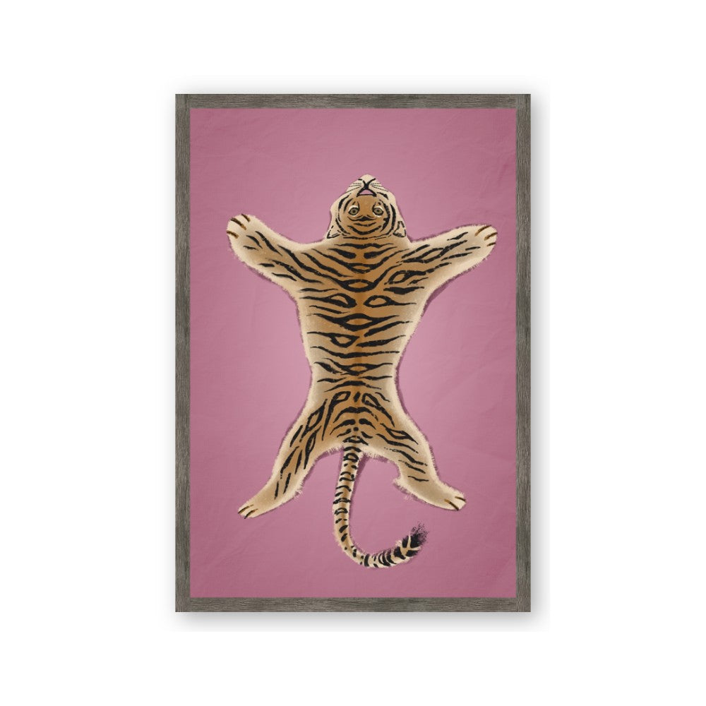 Tiger on Pink