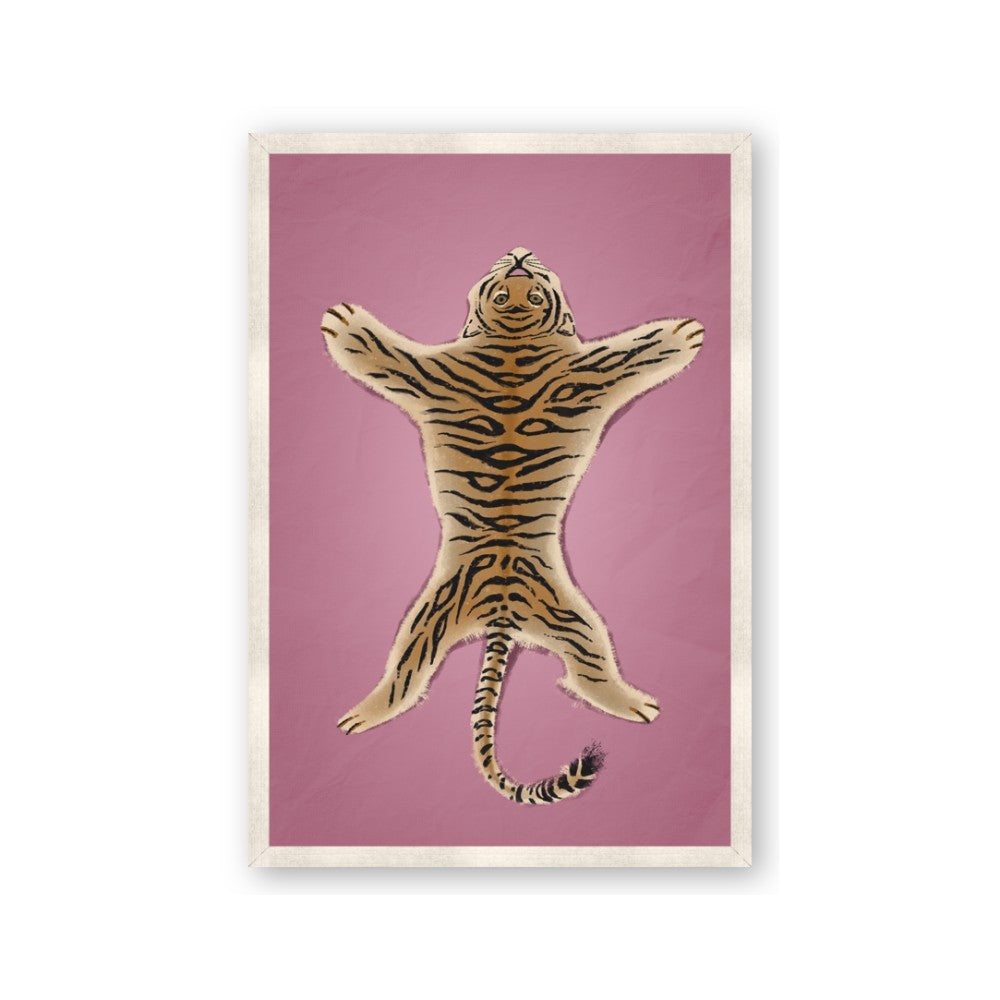 Tiger on Pink
