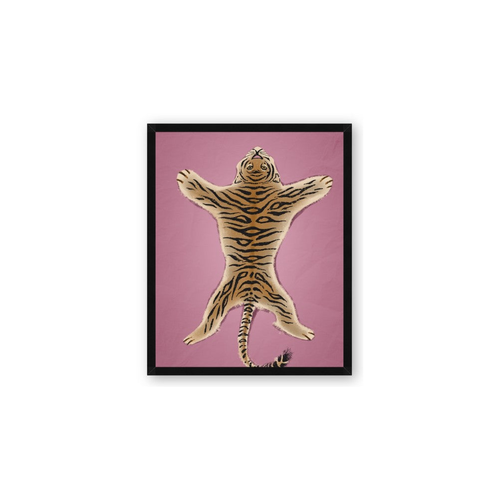 Tiger on Pink