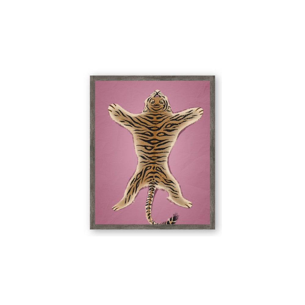 Tiger on Pink