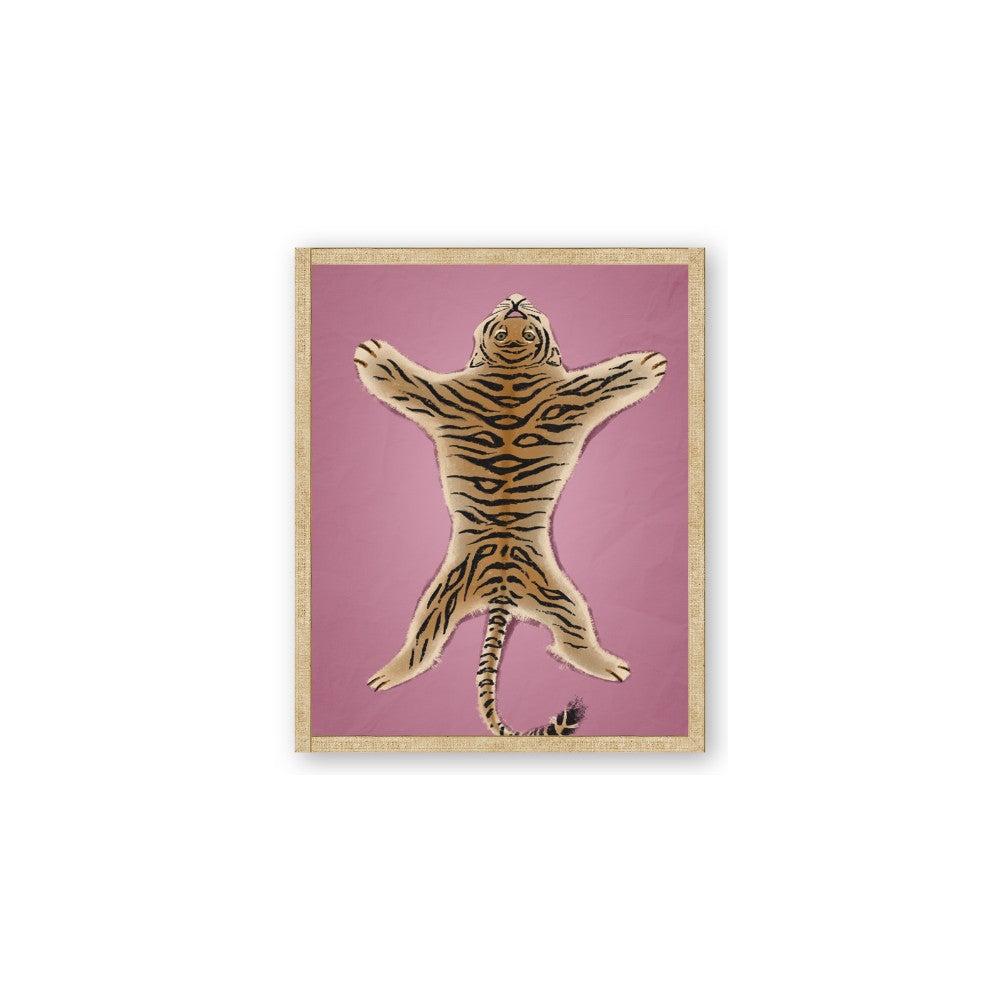 Tiger on Pink