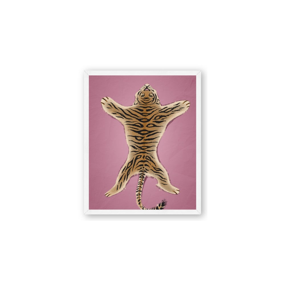 Tiger on Pink