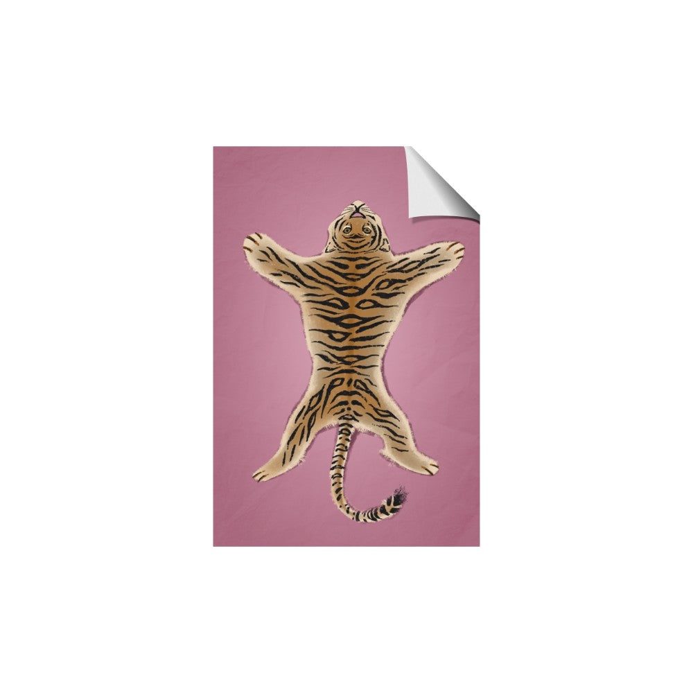 Tiger on Pink