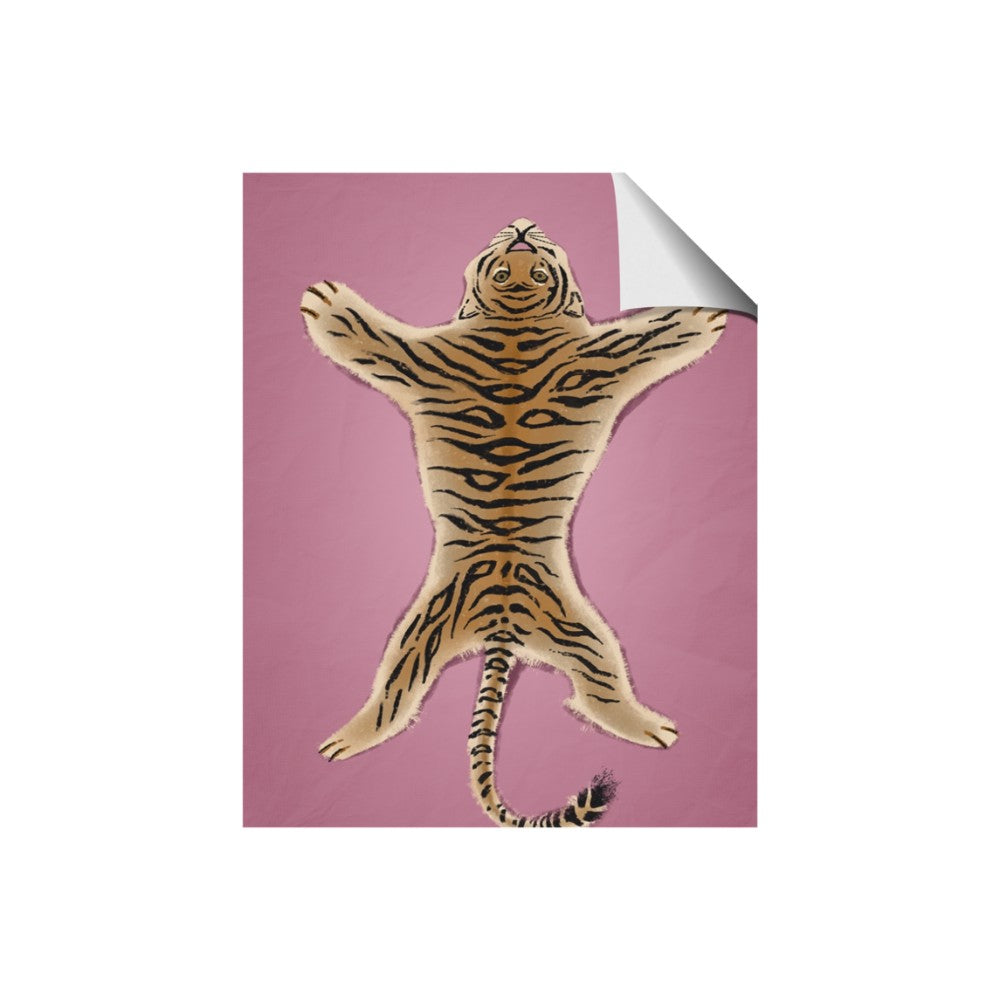 Tiger on Pink