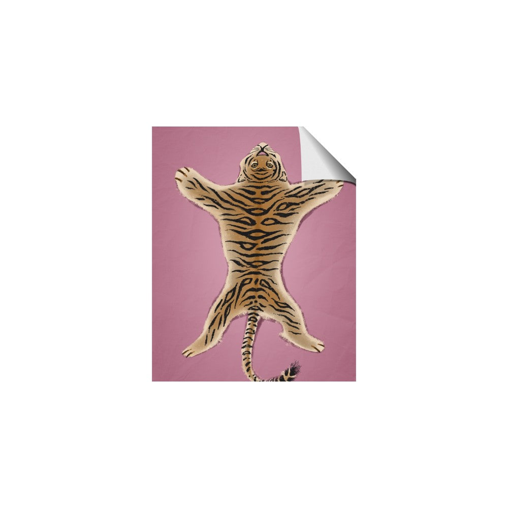 Tiger on Pink