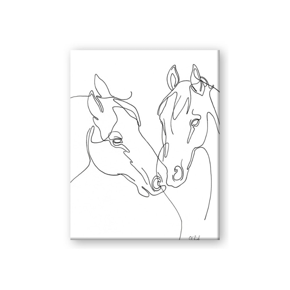 Line Drawn Horses II