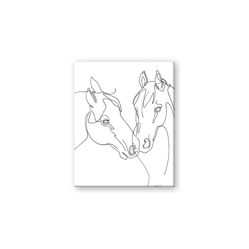Line Drawn Horses II