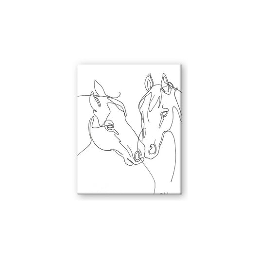 Line Drawn Horses II