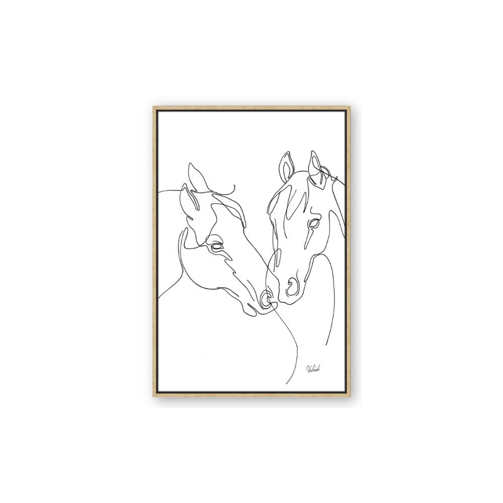 Line Drawn Horses II