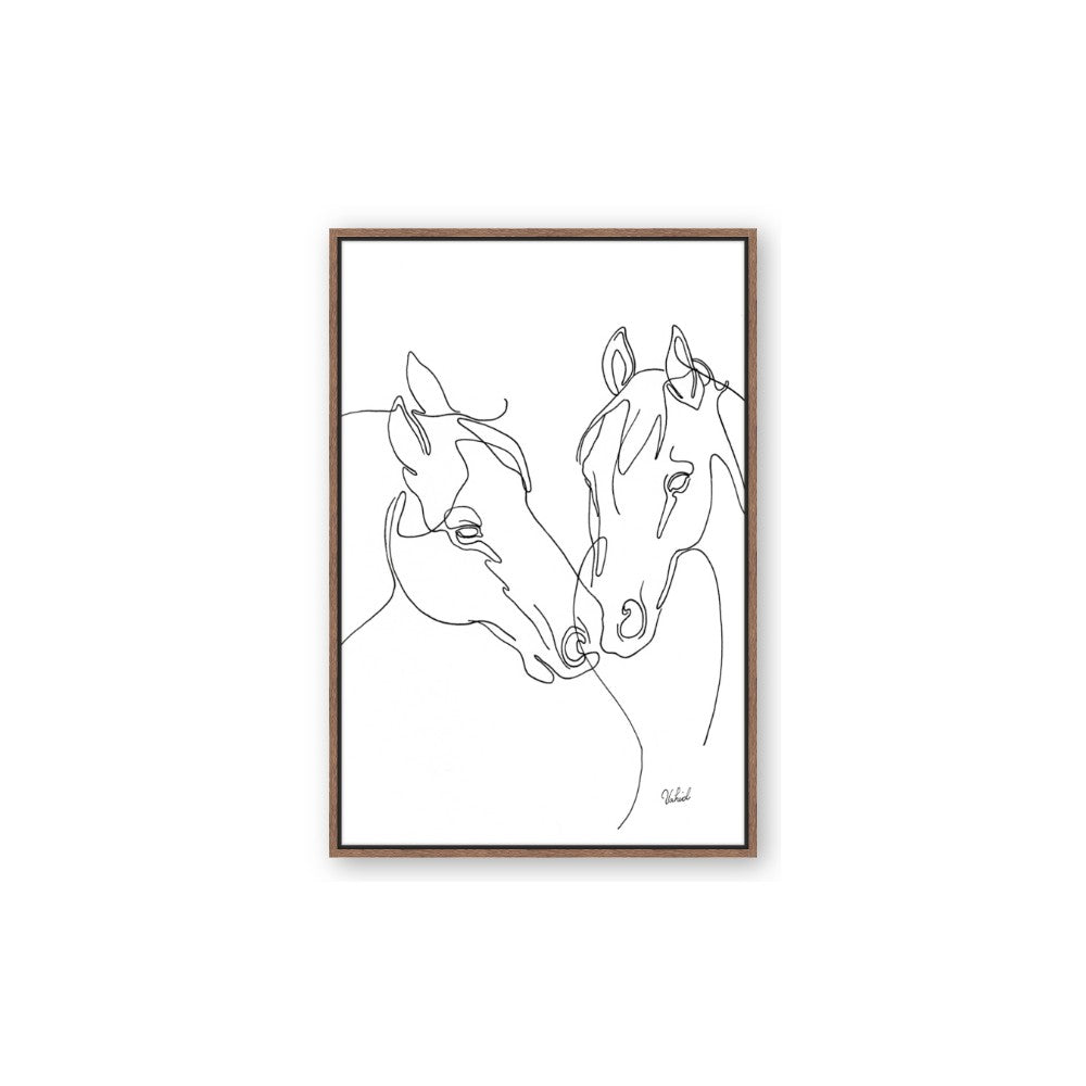 Line Drawn Horses II