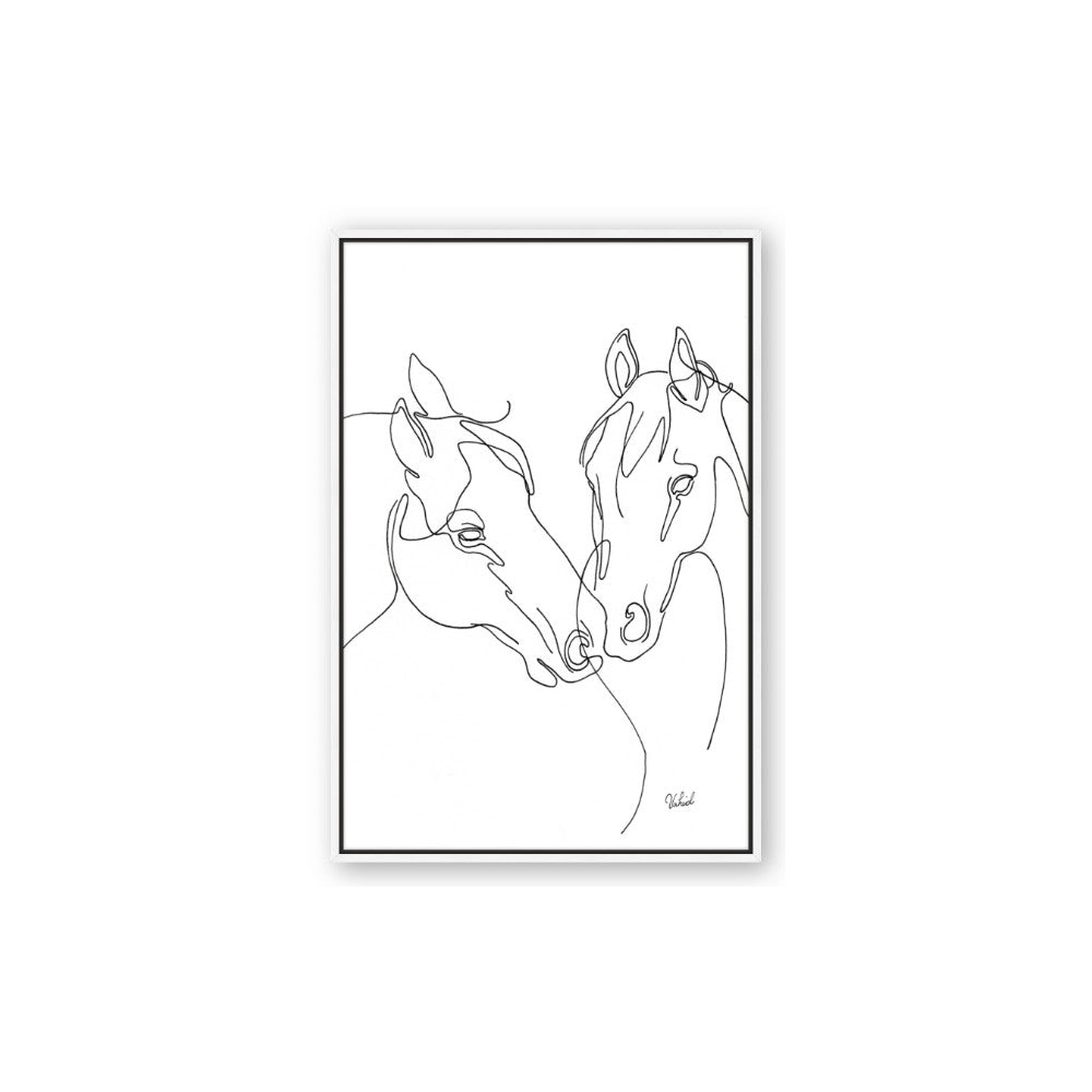 Line Drawn Horses II