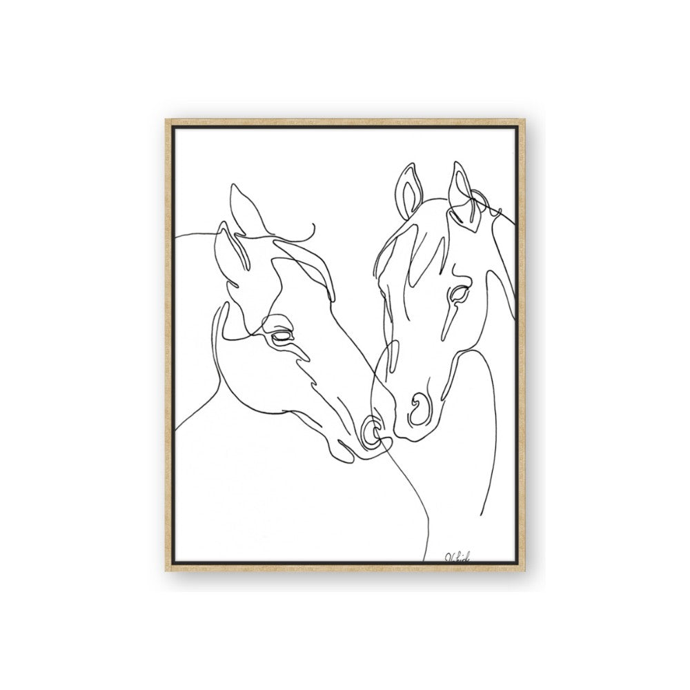 Line Drawn Horses II