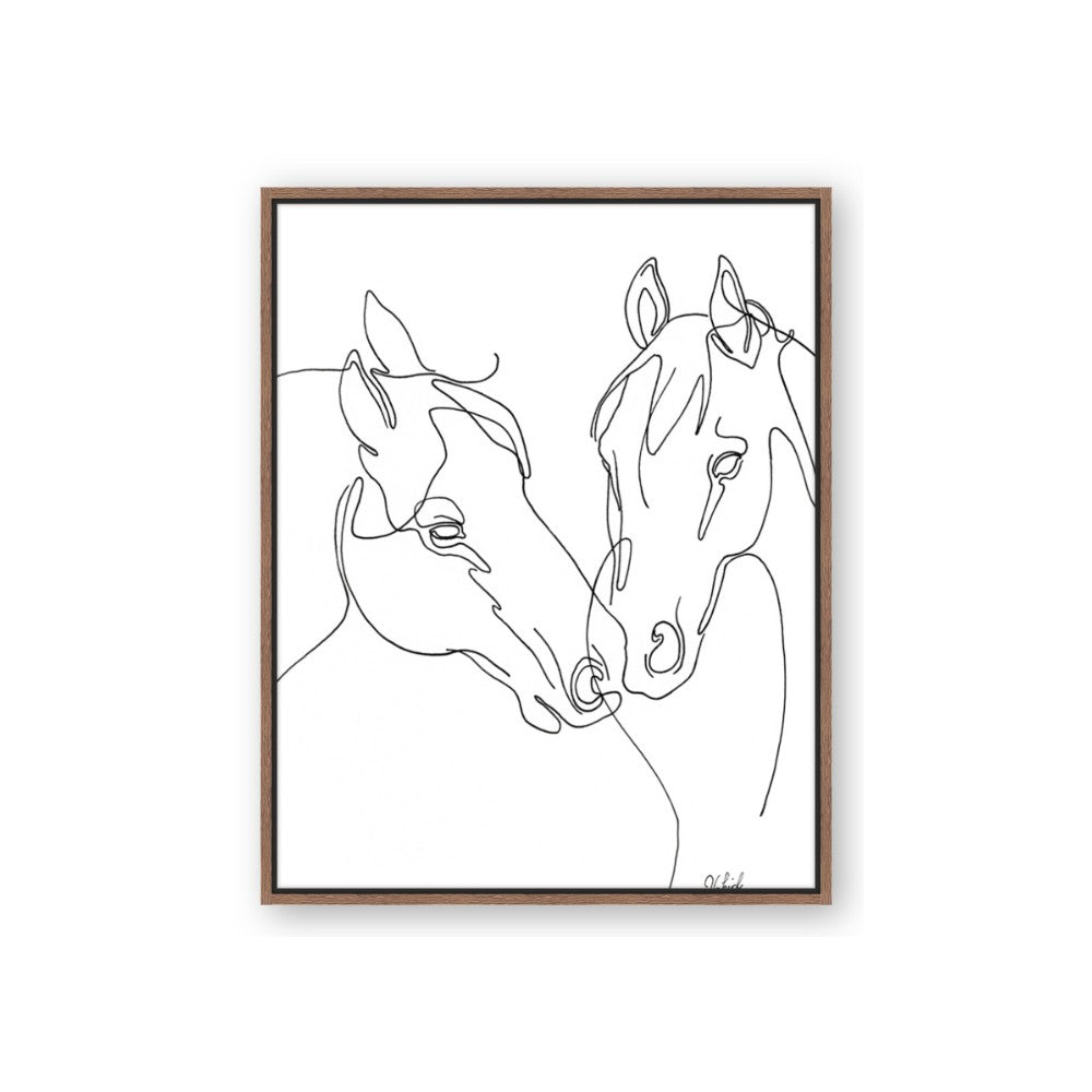 Line Drawn Horses II