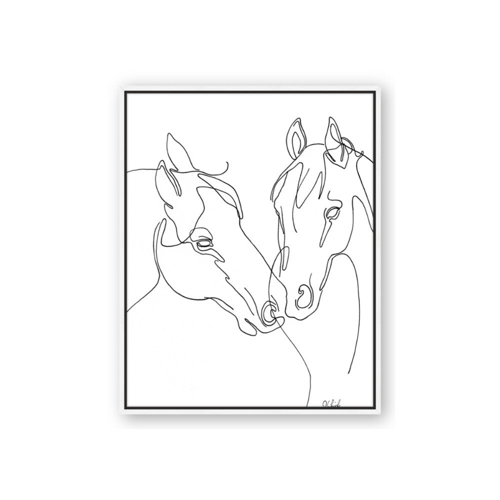 Line Drawn Horses II