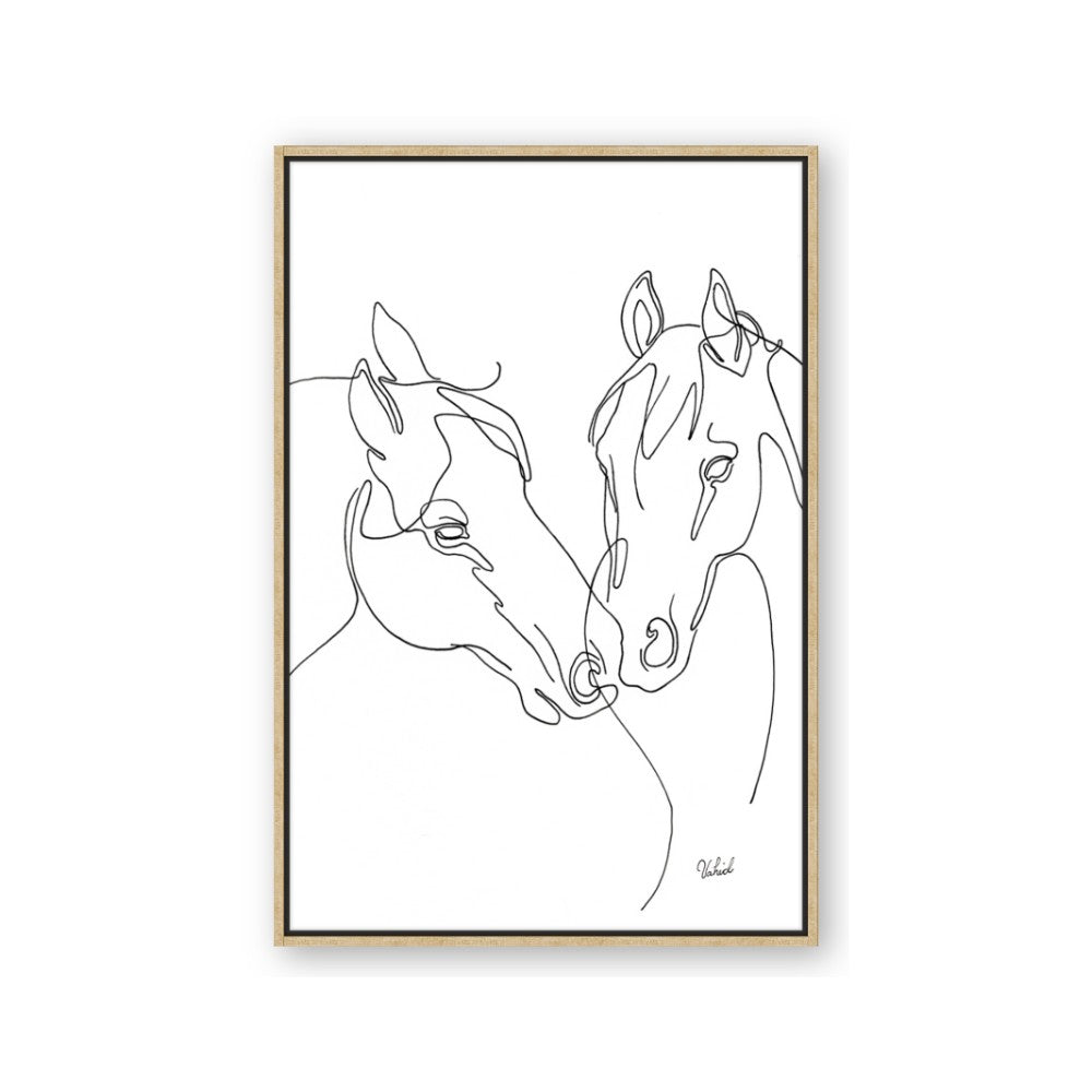 Line Drawn Horses II
