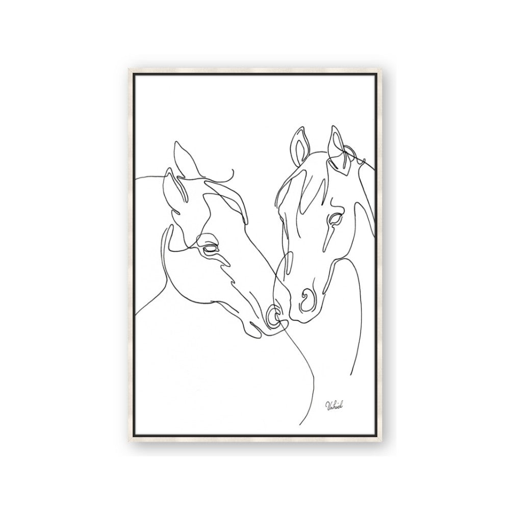 Line Drawn Horses II