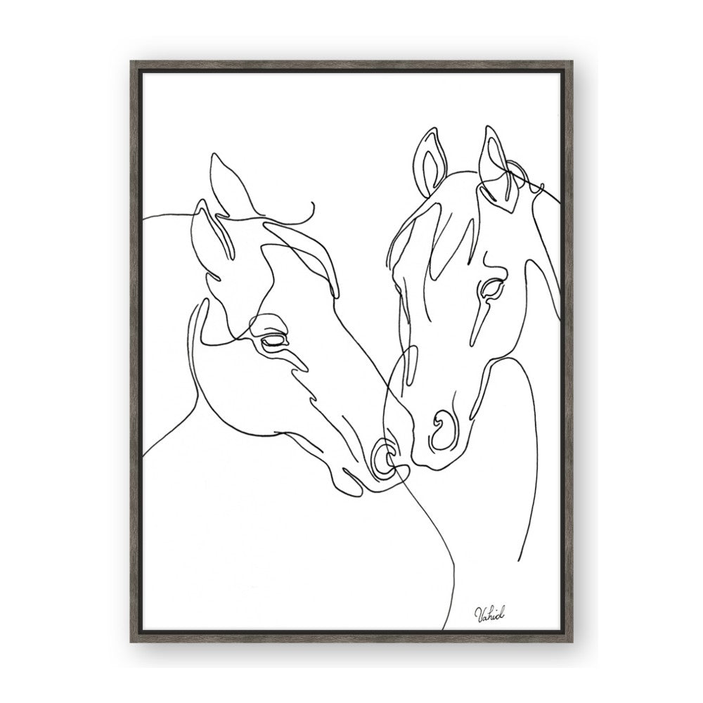 Line Drawn Horses II
