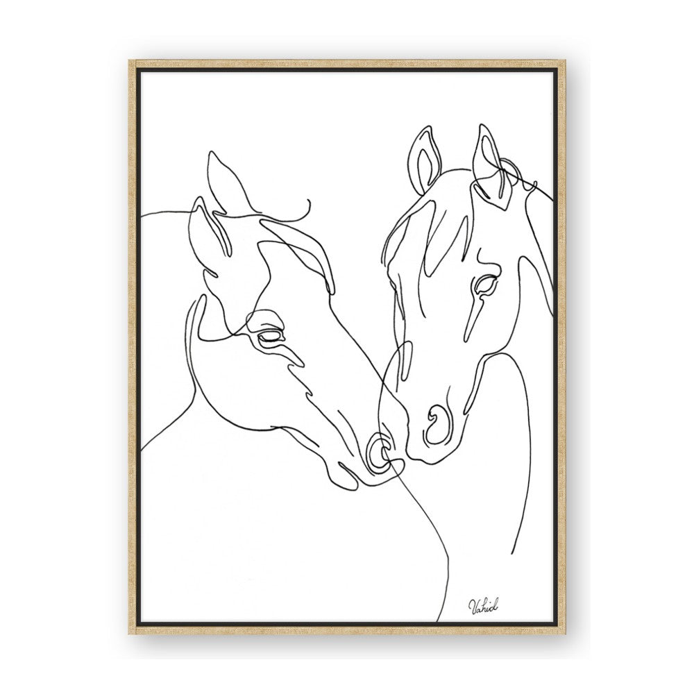 Line Drawn Horses II