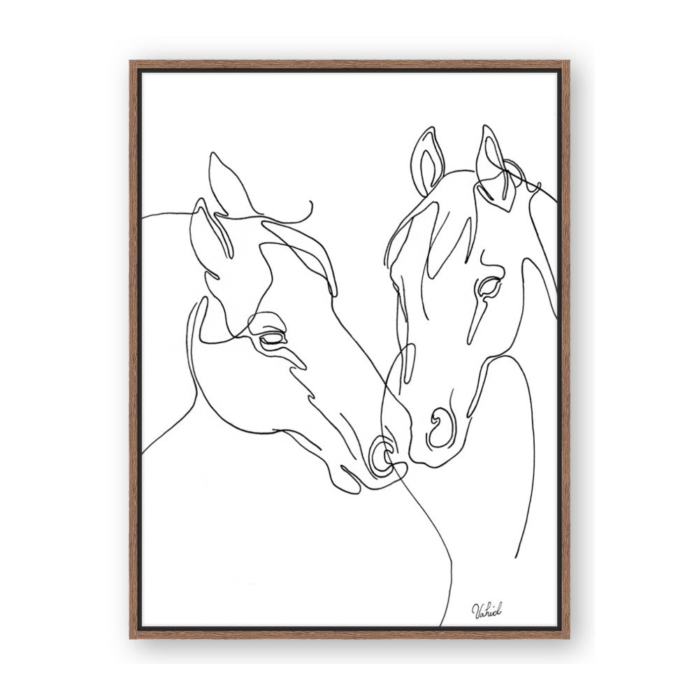 Line Drawn Horses II