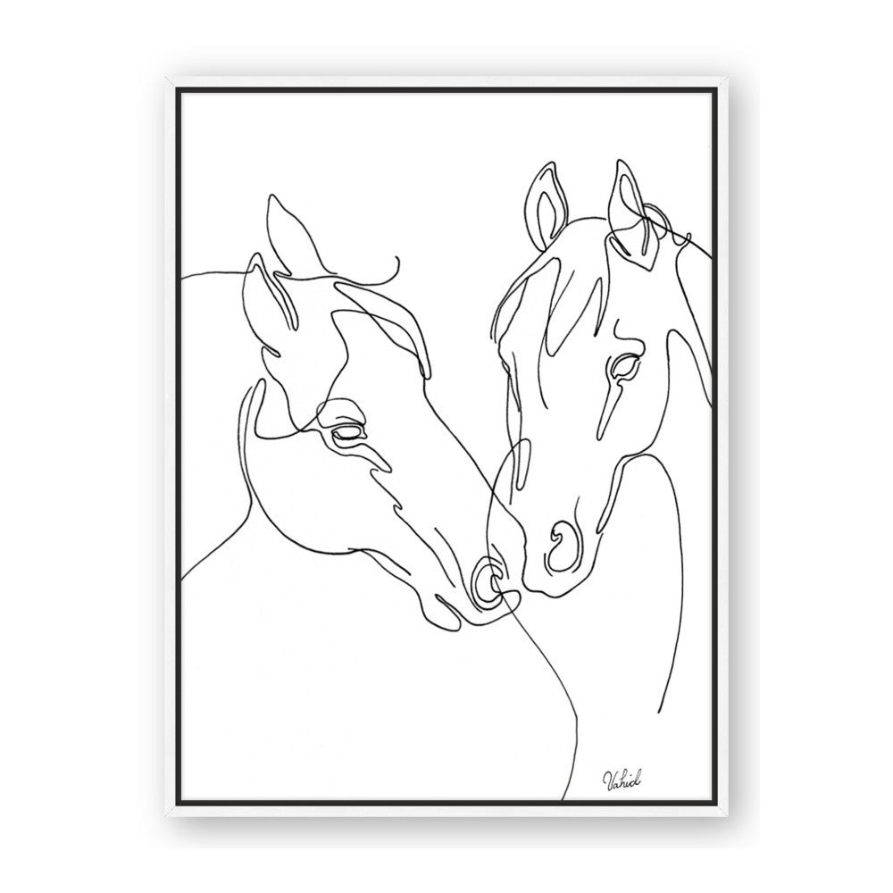 Line Drawn Horses II