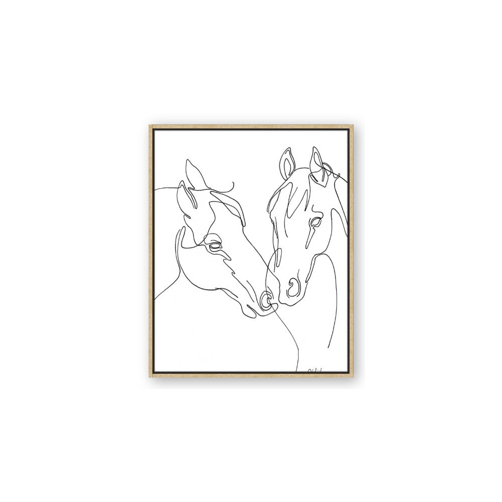Line Drawn Horses II