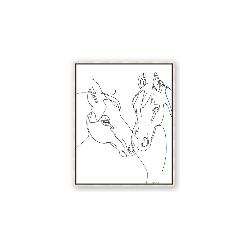 Line Drawn Horses II