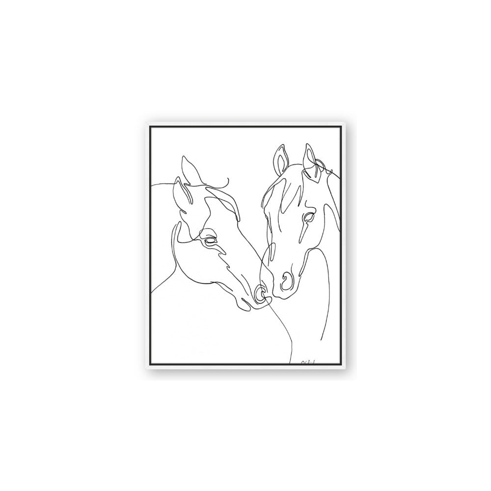 Line Drawn Horses II