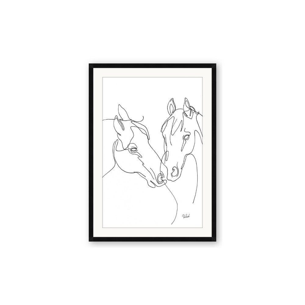 Line Drawn Horses II