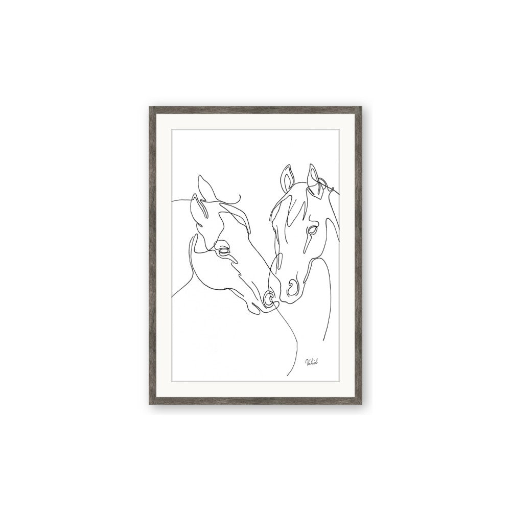 Line Drawn Horses II