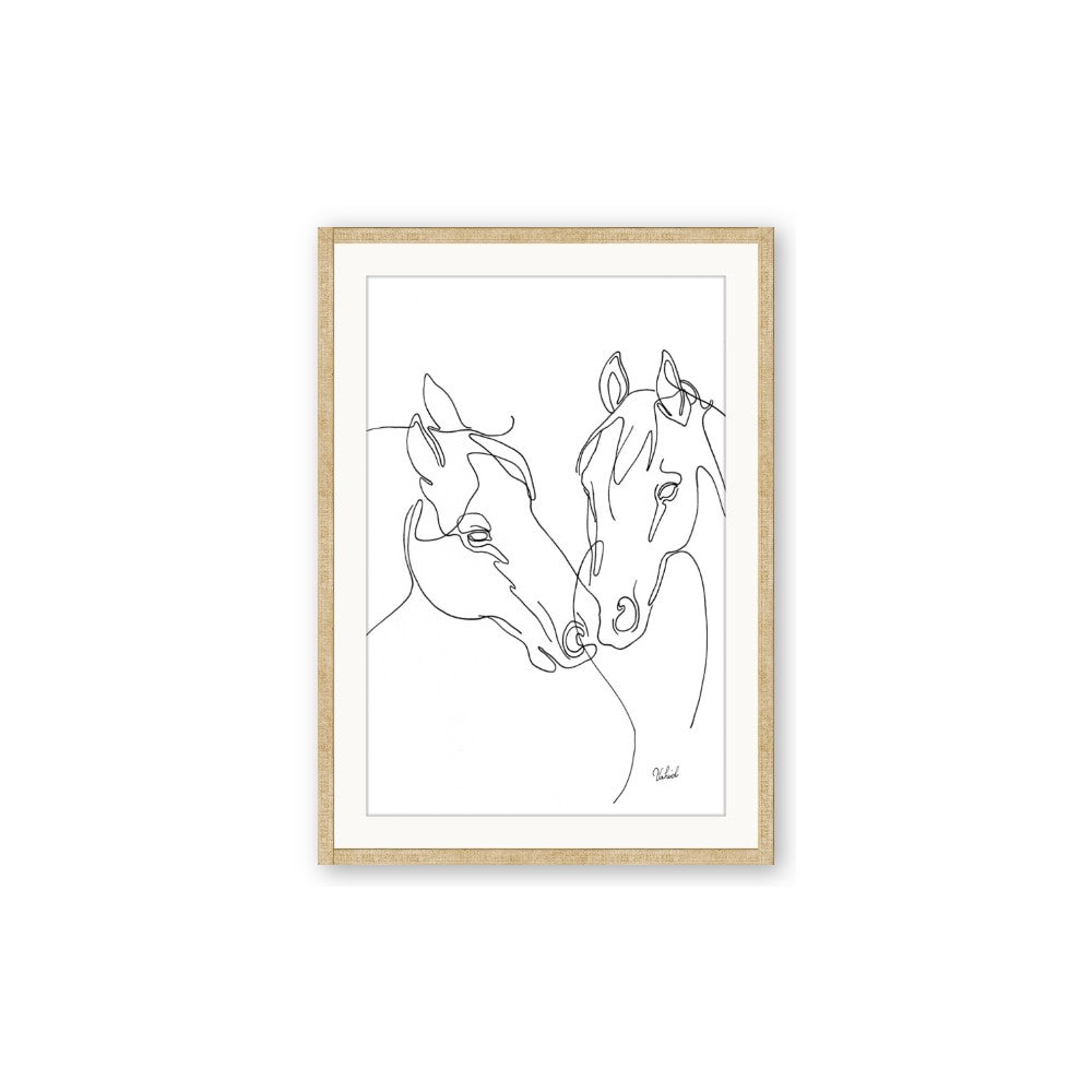 Line Drawn Horses II
