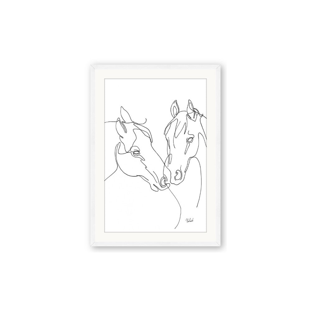 Line Drawn Horses II