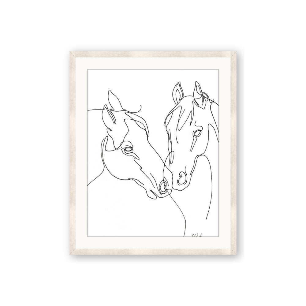 Line Drawn Horses II