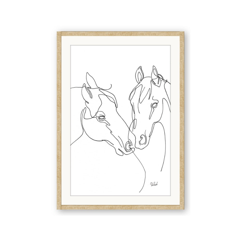 Line Drawn Horses II