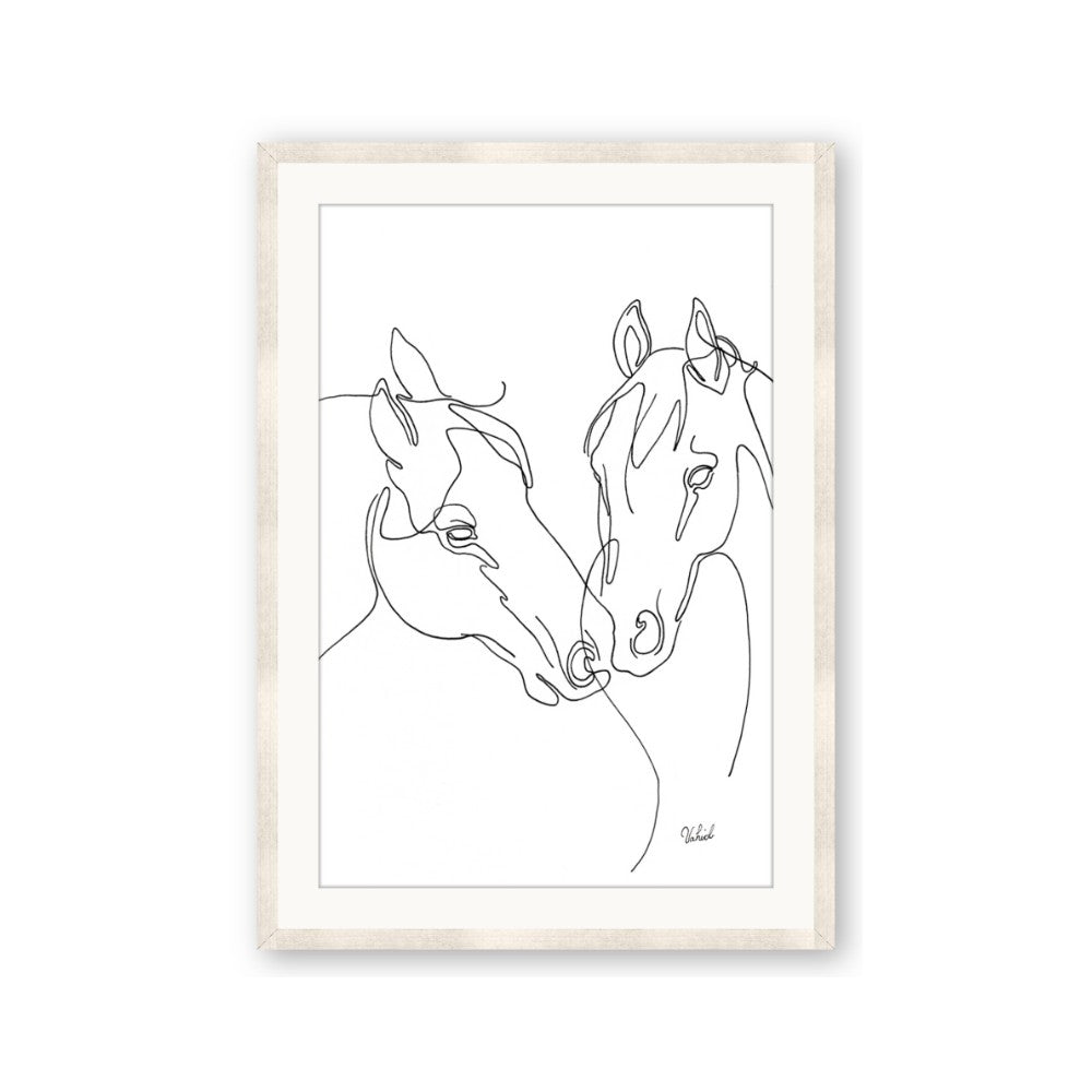 Line Drawn Horses II